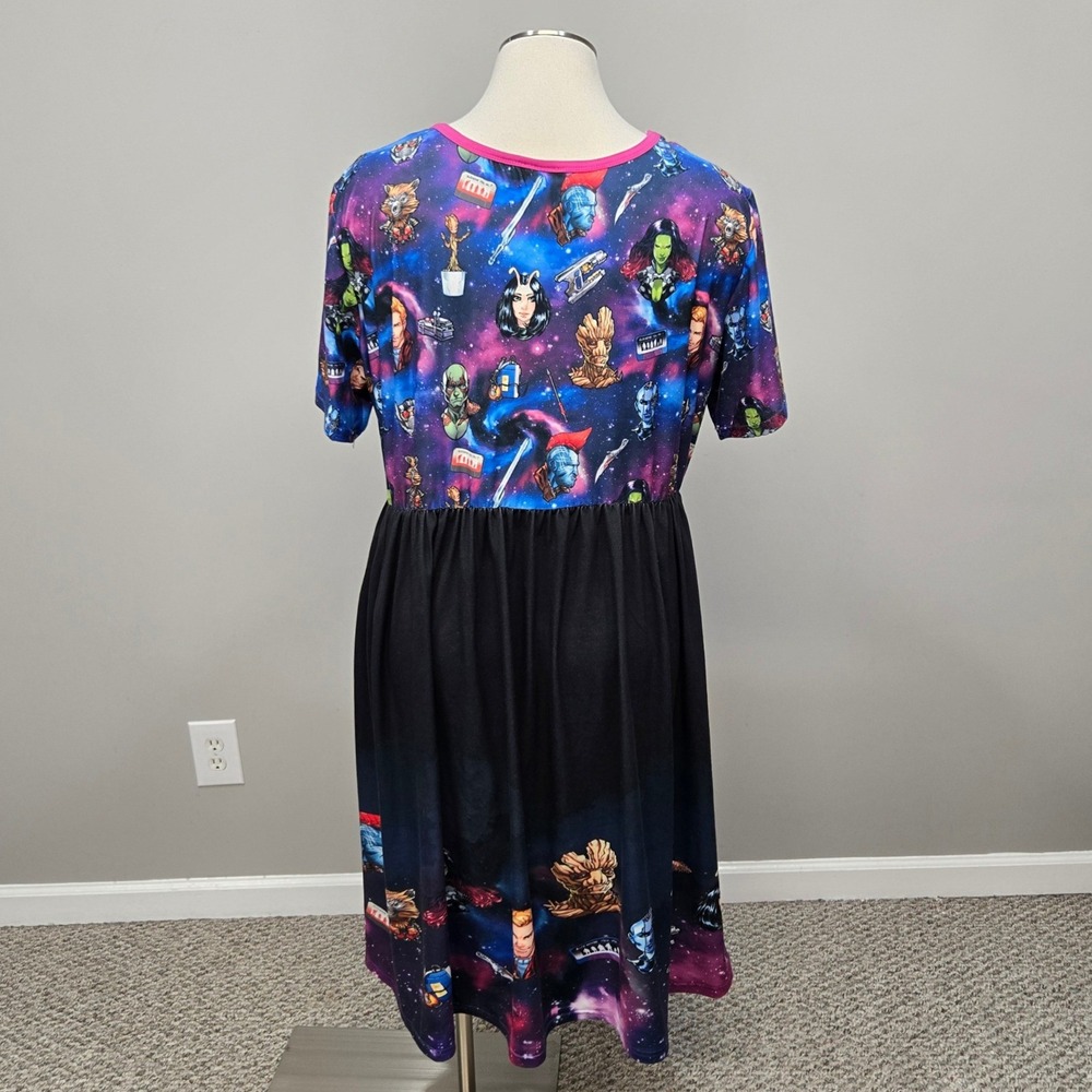 Enchanted Dress Shop Midi Dress Plus Size 3XL Marvel‎ Guardians Of The Galaxy - Picture 3 of 8